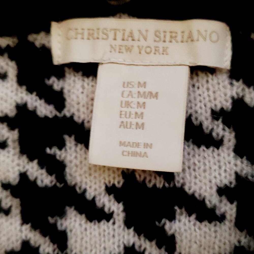 Christian Siriano New York houndstooth faux fur collar NWT. - Picture 2 of 8